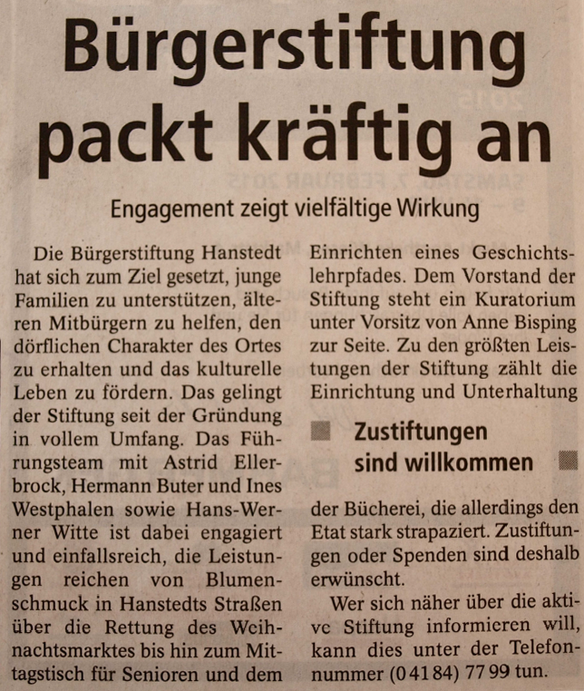 Jan_2015 Winsener Anzeiger_BuergerstiftungPacktAn